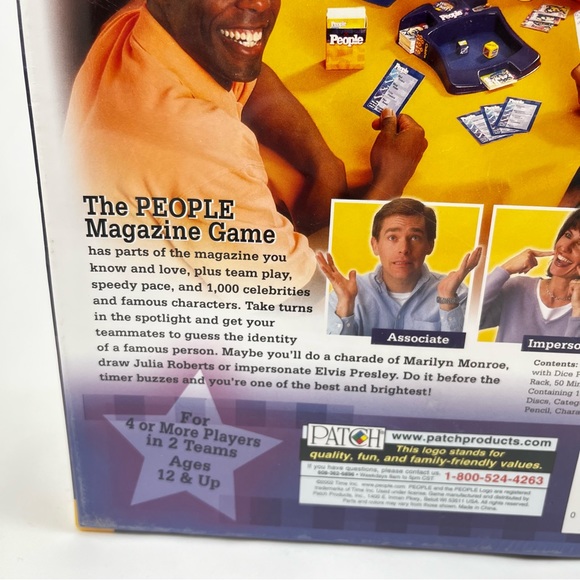 People Magazine Weekly by Patch “The Game Where You Get To Be The Star” SEALED - Picture 4 of 6